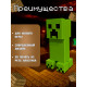 Подставка для наушников Крипер Creeper Minecraft Майнкрафт