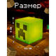Ночник-светильник из игры майнкрафт Крипер Creeper minecraft